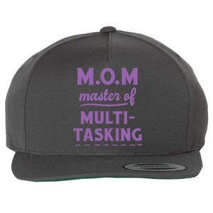 MOM Master Of Multitasking Wool Snapback Cap