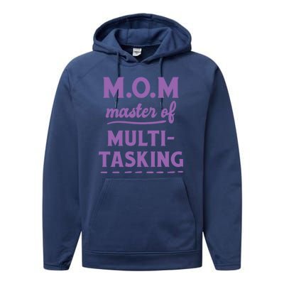 MOM Master Of Multitasking Performance Fleece Hoodie