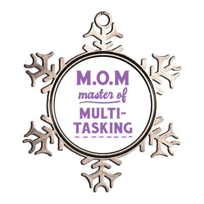 MOM Master Of Multitasking Metallic Star Ornament