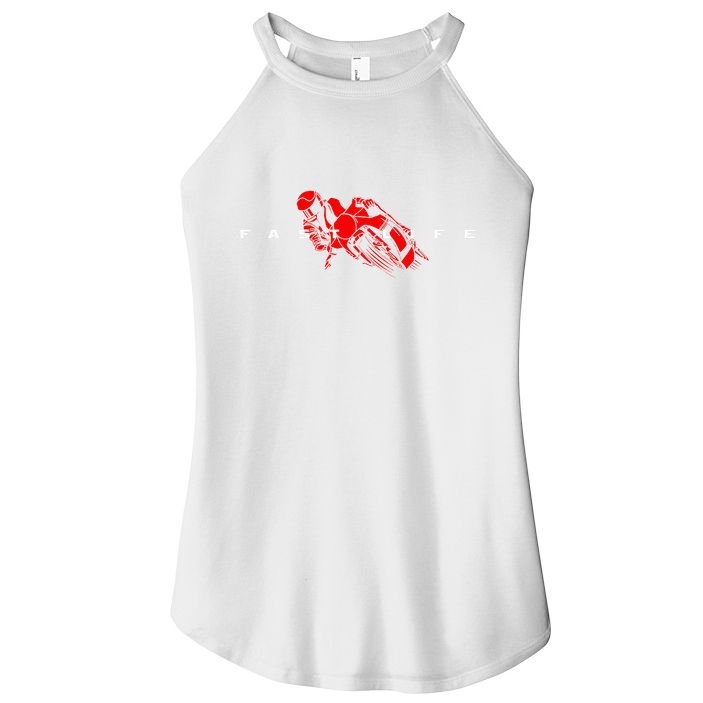 Motorcycle Women's Perfect Tri Rocker Tank