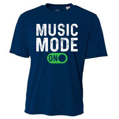 Music Mode On - Music Lover Cooling Performance Crew T-Shirt