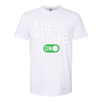 Music Mode On - Music Lover Softstyle® CVC T-Shirt