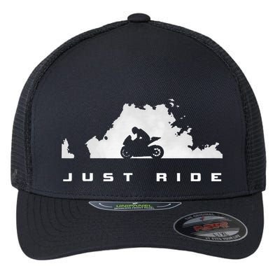 Motorcycle Flexfit Unipanel Trucker Cap