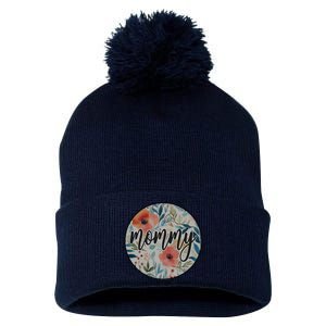 Mommy Pom Pom 12in Knit Beanie