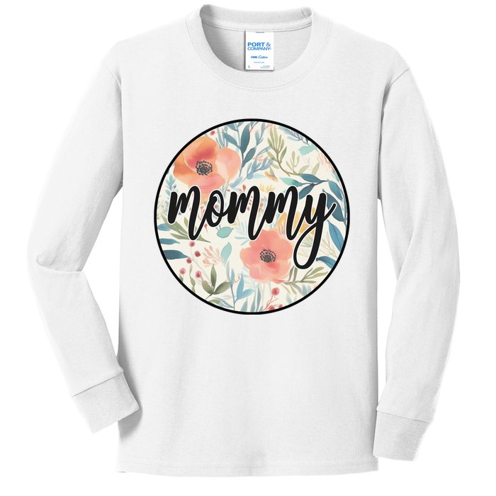 Mommy Kids Long Sleeve Shirt