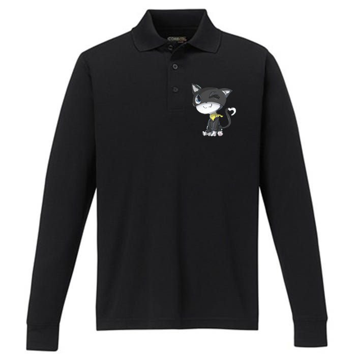 Mona Performance Long Sleeve Polo