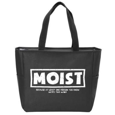 Moist Zip Tote Bag