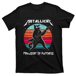 Metallicat Meowster Of Purrpets Funny Cat T-Shirt