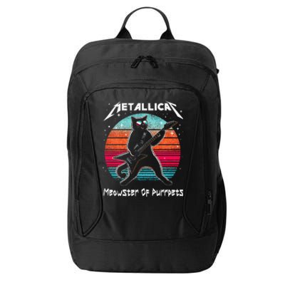 Metallicat Meowster Of Purrpets Funny Cat City Backpack