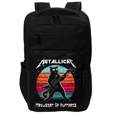 Metallicat Meowster Of Purrpets Funny Cat Impact Tech Backpack