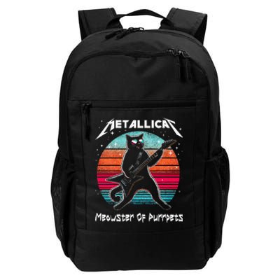 Metallicat Meowster Of Purrpets Funny Cat Daily Commute Backpack