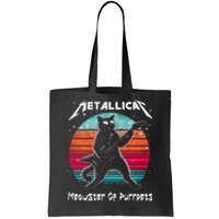 Metallicat Meowster Of Purrpets Funny Cat Tote Bag