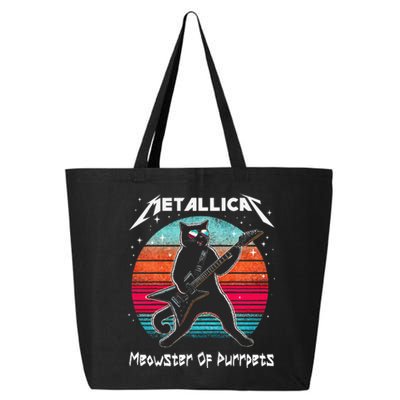 Metallicat Meowster Of Purrpets Funny Cat 25L Jumbo Tote