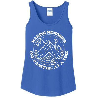 Making Memories One Campsite At A Time Happy Camper Gift Ladies Essential Tank