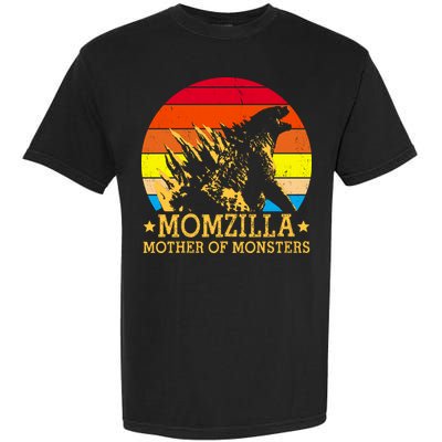 Momzilla Mother Of The Monsters Retro Vintage Garment-Dyed Heavyweight T-Shirt