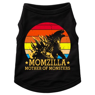 Momzilla Mother Of The Monsters Retro Vintage Doggie Tank