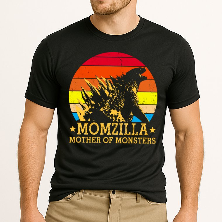 Momzilla Mother Of The Monsters Retro Vintage Performance Shirt