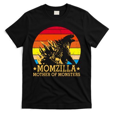 Momzilla Mother Of The Monsters Retro Vintage T-Shirt