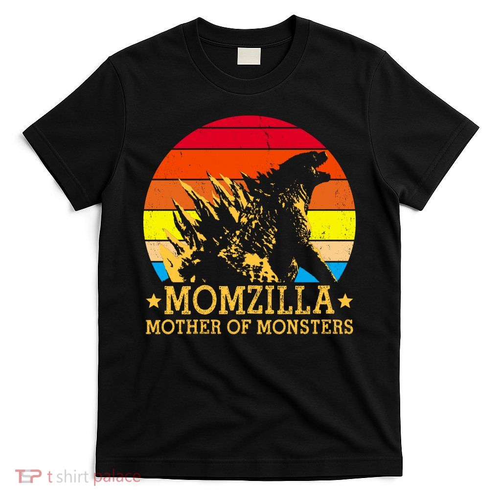Momzilla Mother Of The Monsters Retro Vintage T-Shirt