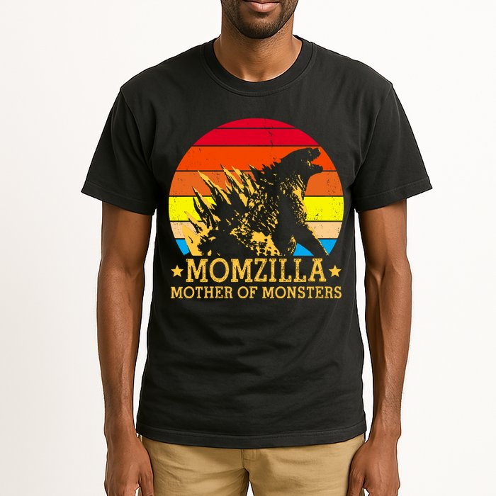Momzilla Mother Of The Monsters Retro Vintage Tall T-Shirt