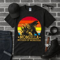 Momzilla Mother Of The Monsters Retro Vintage Tall T-Shirt