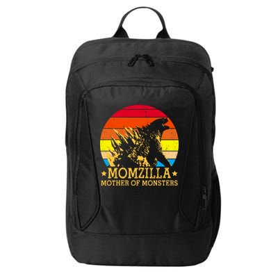 Momzilla Mother Of The Monsters Retro Vintage City Backpack