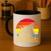 Momzilla Mother Of The Monsters Retro Vintage Mug