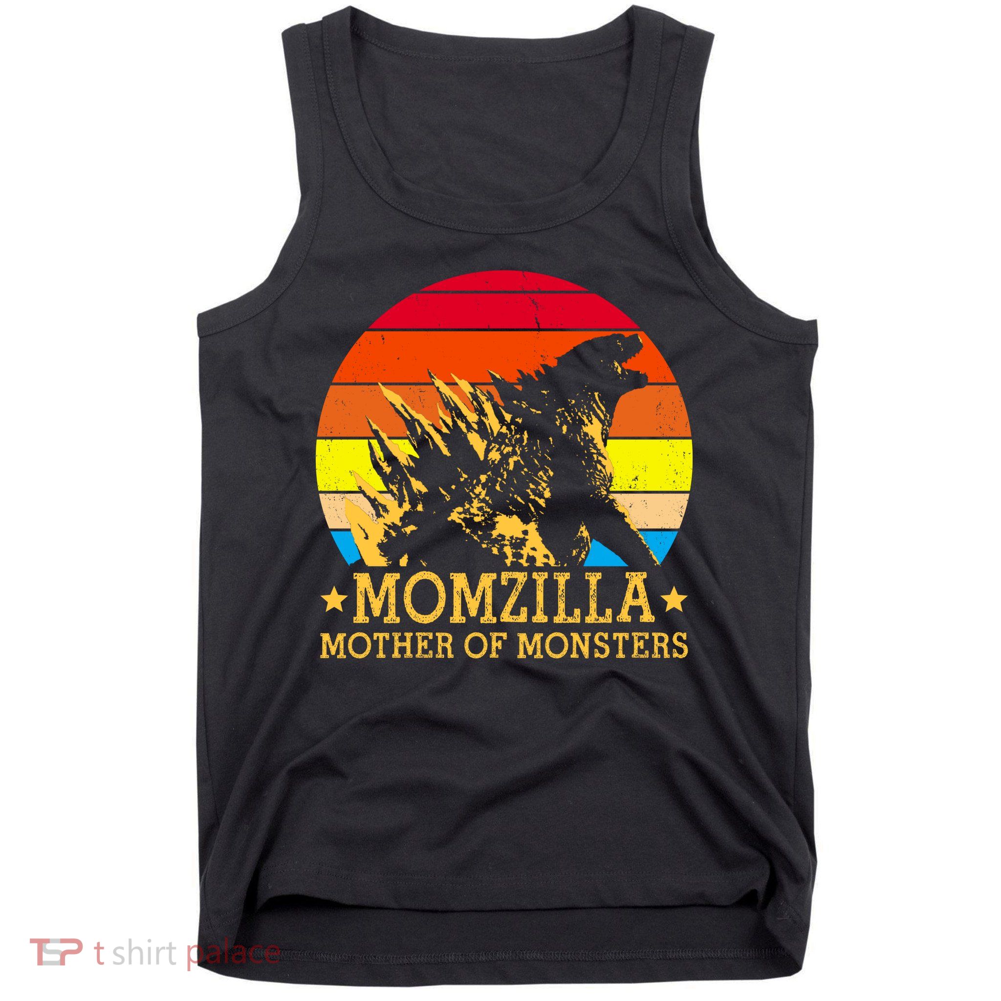 Momzilla Mother Of The Monsters Retro Vintage Tank Top