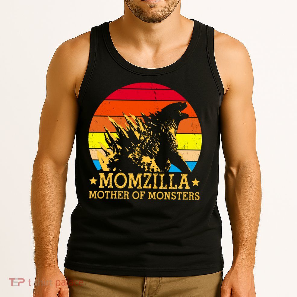 Momzilla Mother Of The Monsters Retro Vintage Tank Top