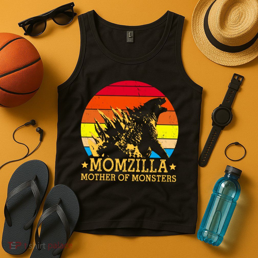 Momzilla Mother Of The Monsters Retro Vintage Tank Top