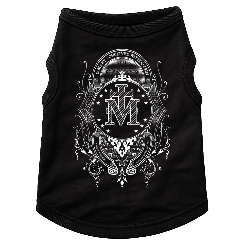Miraculous Medal Our Lady Of Grace Blessed Mary Catholic Doggie Tank