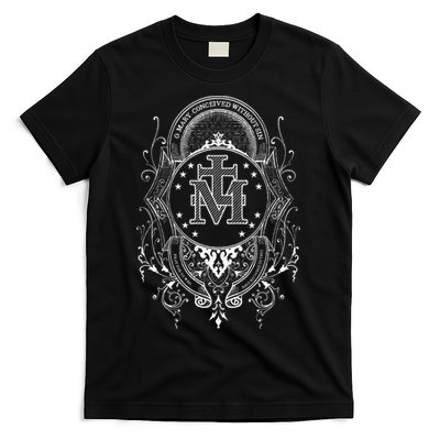 Miraculous Medal Our Lady Of Grace Blessed Mary Catholic T-Shirt