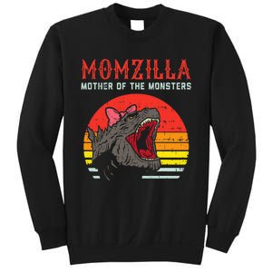 Momzilla Mother Of Monsters Ribbon Sweatshirt