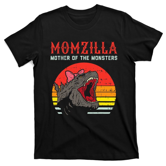 Momzilla Mother Of Monsters Ribbon T-Shirt