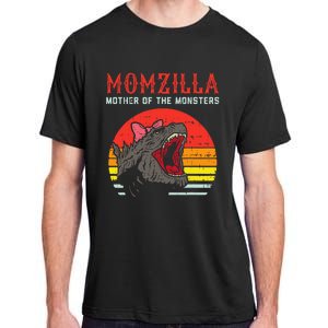 Momzilla Mother Of Monsters Ribbon Adult ChromaSoft Performance T-Shirt