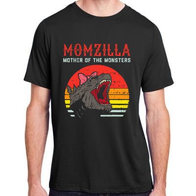 Momzilla Mother Of Monsters Ribbon Adult ChromaSoft Performance T-Shirt