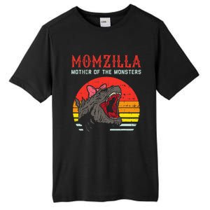 Momzilla Mother Of Monsters Ribbon Tall Fusion ChromaSoft Performance T-Shirt