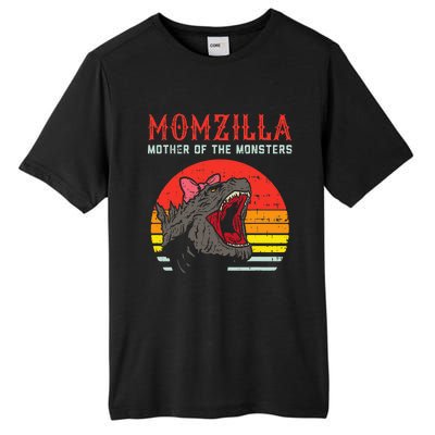 Momzilla Mother Of Monsters Ribbon Tall Fusion ChromaSoft Performance T-Shirt