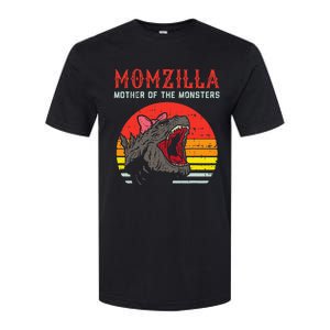 Momzilla Mother Of Monsters Ribbon Softstyle CVC T-Shirt