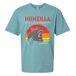 Momzilla Mother Of Monsters Ribbon Sueded Cloud Jersey T-Shirt