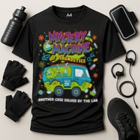 Mystery Machine Of Diagnostics Lab Week 2025 Med Lab Tech Cooling Performance Crew T-Shirt