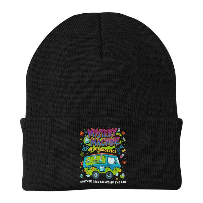 Mystery Machine Of Diagnostics Lab Week 2025 Med Lab Tech Knit Cap Winter Beanie