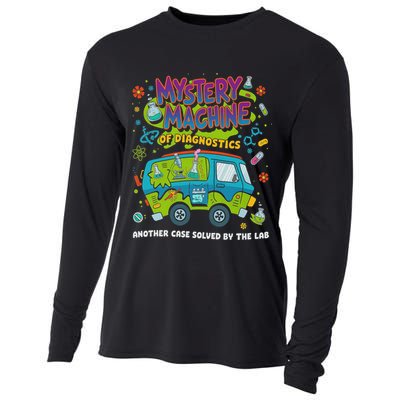 Mystery Machine Of Diagnostics Lab Week 2025 Med Lab Tech Cooling Performance Long Sleeve Crew