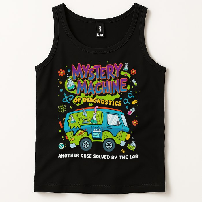 Mystery Machine Of Diagnostics Lab Week 2025 Med Lab Tech Tank Top