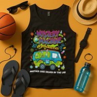 Mystery Machine Of Diagnostics Lab Week 2025 Med Lab Tech Tank Top