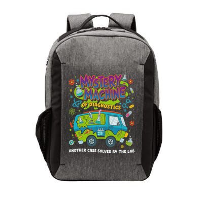 Mystery Machine Of Diagnostics Lab Week 2025 Med Lab Tech Vector Backpack