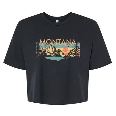 Montana Bella+Canvas Jersey Crop Tee