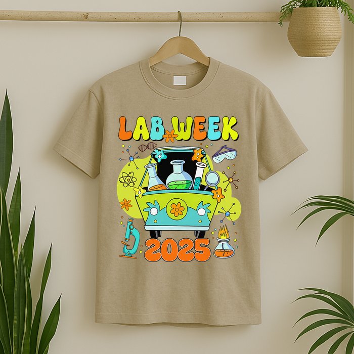 Mystery Machine Of Diagnostics Lab Week 2025 Med Lab Tech Gift T-Shirt
