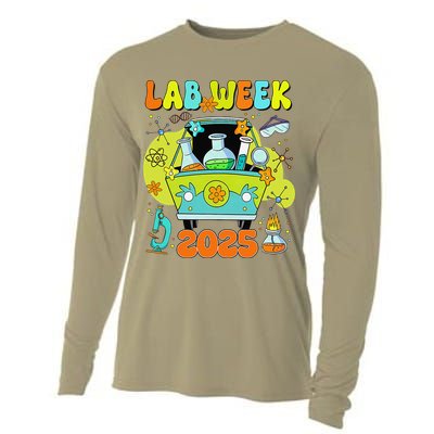Mystery Machine Of Diagnostics Lab Week 2025 Med Lab Tech Gift Cooling Performance Long Sleeve Crew