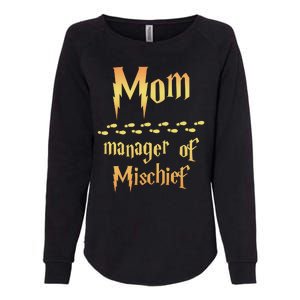 Mom Manager Of Mischief Mothers Day Gift Womens California Wash Sweatshirt